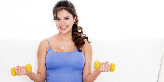 Упражнения для груди во время беременности