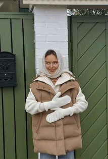 Откройте для себя стильный способ носить шарф как капюшон19