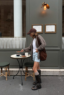 Коричневые сапоги: 5 стильных идей от модных инфлюенсеров28