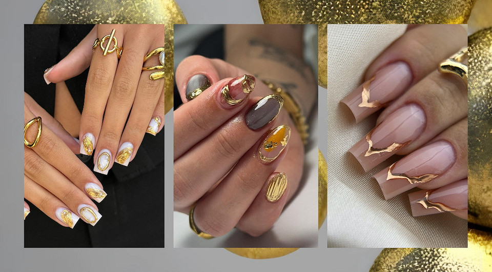 Маникюр 2026 с золотом: тонко, стильно и без лишнего блеска0